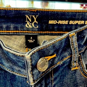 Jeans from NY & C gently worn